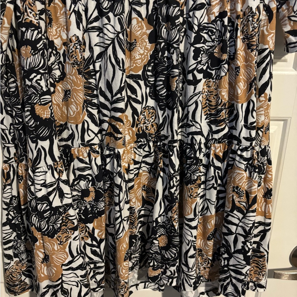 Lilly Pulitzer Geanna Swing Dress L Peony Party - Picture 4 of 7